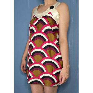 Voom by Joy Han Vintage 60s Pattern Dress Made in USA Small